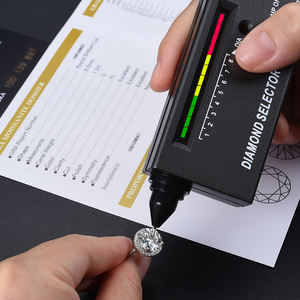 Anello in Moissanite a tre pietre per donna 925 Sterling Silver <span class=keywords><strong>18K</strong></span> <span class=keywords><strong>Gold</strong></span> Double Round <span class=keywords><strong>Solitaire</strong></span> Diamond gemstone halo Wedding Jewelry - Product Image 4