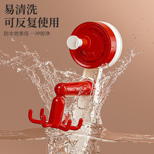 Kitchen <b>Rotating</b> Suction Hook Wall Mounted <b>Storage</b> <b>Rack</b> For Cookware Spoons Spatulas No Drill Required 360 Degree Rotation - Product Image 3