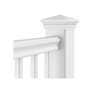 HIMOWAY <span class=keywords><strong>Poteau</strong></span> de rampe d'escalier monté en hauteur en acier inoxydable et aluminium 4 po x 4 po et 3,15 po x 3,15 po, balustrades et mains courantes - Product Image 6