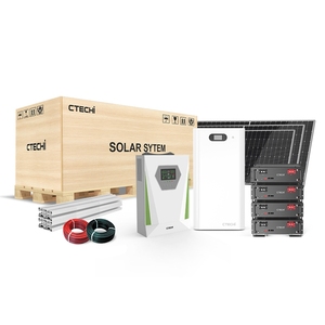 CTECHi Système solaire tout-en-un 3KW 5KW 10KW 15kWh 20kWh onduleur LiFePO4 hors réseau montage sur toit système de stockage d'énergie solaire - Product Image 6