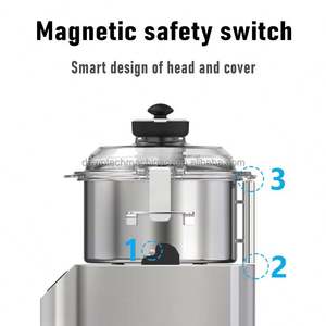 Machine à hacher les légumes et la viande multifonctionnelle électrique commerciale pour les hôtels - Product Image 2