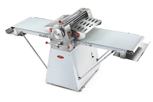 เครื่องรีดแป้งอัตโนมัติระดับมืออาชีพ 0.55 กิโลวัตต์ พับหลายชั้นได้ สำหรับพิซซ่า <span class=keywords><strong>ขนม</strong></span>อบ เบเกอรี่ ประสิทธิภาพสูง - Product Image 4