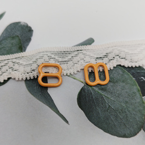 Hebillas y cierres metálicos para correas de sujetador, anillos y deslizadores ajustables para lencería, nueva moda, tamaño personalizado. - Product Image 1