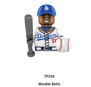 Sports Athlete Mini Building <strong>Block</strong> Figures, Desktop Collectible Ornament with Bat &amp; Ball Accessories - Product Image 6