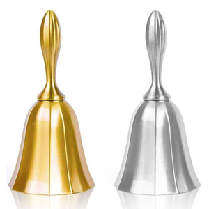 Campanella Personalizzata in <span class=keywords><strong>Ottone</strong></span> Vintage con Placcatura in Oro per Cena, Tè, Matrimoni, Feste e Regali Souvenir - Product Image 5