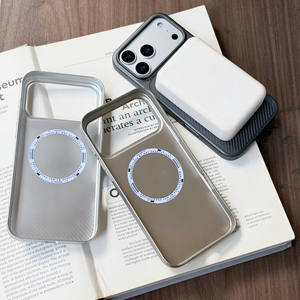 Étuis de téléphone portable magnétiques sans fil à motif fibre de carbone premium, antichoc pour iPhone 17 Pro Max 16 15 - Product Image 4