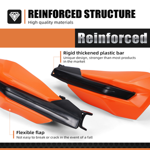 Protège-mains de moto NICECNC pour <span class=keywords><strong>KTM</strong></span> 250 <span class=keywords><strong>350</strong></span> 450 500EXC F <span class=keywords><strong>SXF</strong></span> XCF 2014-2019 2020 2021 <span class=keywords><strong>2022</strong></span> - Product Image 2