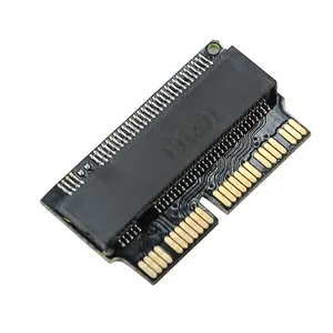 M2适用于NVMe PCIe M.2适用于NGFF至固态硬盘适配器卡适用于苹果笔记本电脑Macbook Air Pro 2013 2014 2015 A1465 A1466 A1502 A1398 PCIEx4