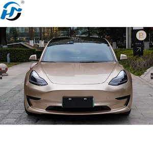 Vente en gros PET TPU Cast HD Glossy Liquid Metal Champagne Dark Car Wrap Vinyl Un rouleau complet 1. 52X1.8 M/5X60FT Factory Direct - Product Image 6