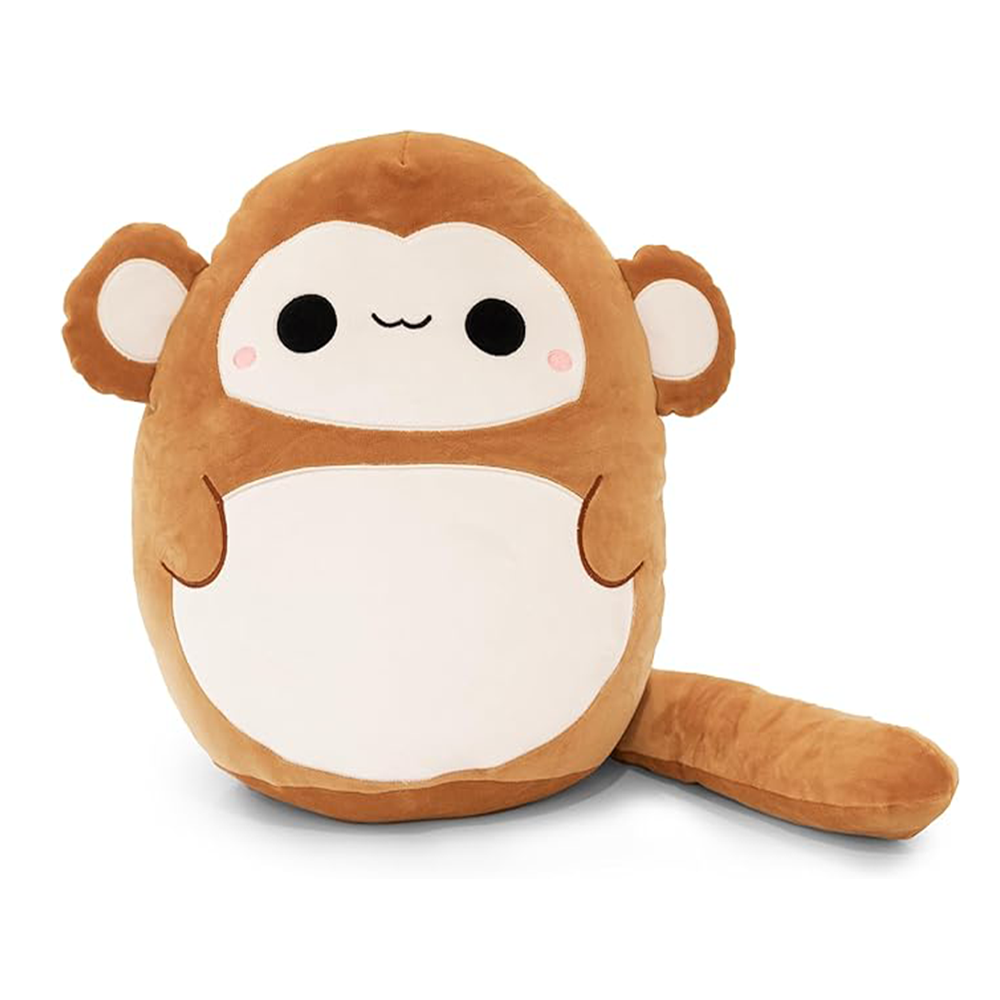リアルなブラウンロングテールモンキーぬいぐるみ本物のような