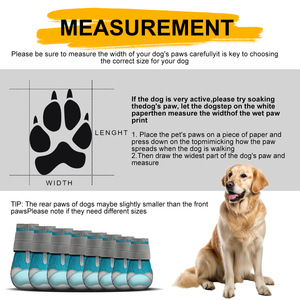 Blue Rubber Dog Shoes Breathable Non Slip Waterproof Paw <b>Boots</b> Wear Resistant Pet <b>Socks</b> for All Seasons - Product Image 5