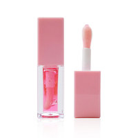 Nouveauté Brillant à Lèvres Repulpant Personnalisé 30 Couleurs Marque Privée Carré Huile pour les Lèvres Fruit Vegan Huile pour les Lèvres Hydratante et Repulpante