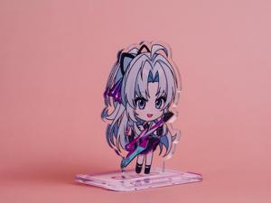 OEM Odm อนิเมะ Wuthering Waves คาร์ลอตต้า อะคริลิกสแตนดี้ ฉลองครบรอบ 1 ปี แบบสองสไตล์ ของตกแต่ง - Product Image 5
