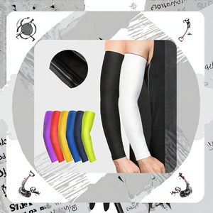 Manchon de compression élastique respirant à séchage rapide pour le bras et la main, idéal pour le cyclisme et les sports (pour adultes) - Product Image 2