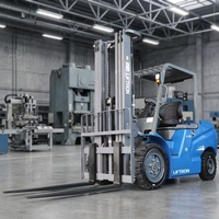 Equipo de Transferencia de Materiales para Fundición, Aplicaciones Industriales Pesadas, Montacargas Eléctrico Liftron CPD40D de 4 Toneladas