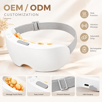 Nouveau Masseur Oculaire Électrique Intelligent 2026 en Gros Usine, avec Nano Brume Chauffante et Vibration, Appareil de Soin des Yeux en Silicone