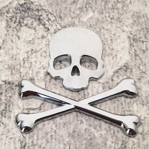 Mode alliage 3D fantôme crânes squelette voiture <span class=keywords><strong>autocollant</strong></span> <span class=keywords><strong>moto</strong></span> Badge emblème <span class=keywords><strong>autocollant</strong></span> Auto voiture accessoires - Product Image 4