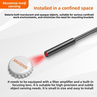 AKUSENSE Capteur à fibre optique PD-X20 Lentille intégrée Petite sonde de mise au point 30mm Distance de détection Série originale Origine chinoise
