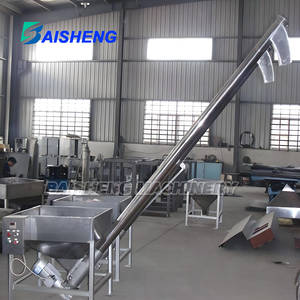 Yeni Paslanmaz Çelik <span class=keywords><strong>Spiral</strong></span> Hopper Küçük Tahıl Solucanlı Vidalı Konveyör, Gıda Tozu Tahıl Üretim Tesisi Kullanımı İçin Isıya Dayanıklı - Product Image 5