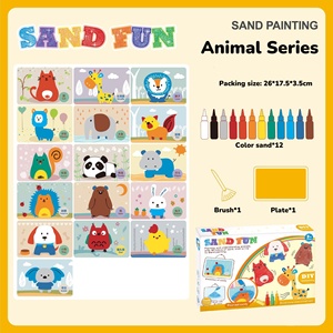All'ingrosso Kit di <span class=keywords><strong>pittura</strong></span> a sabbia fai da te Set di <span class=keywords><strong>colori</strong></span> fatti a mano <span class=keywords><strong>pittura</strong></span> a sabbia per bambini - Product Image 2