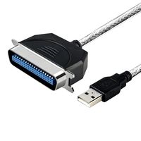 Kabel Data USB2.0 ke SCSI, Kabel Konverter USB a Male ke Centronics SCSI untuk Printer SCSI HDD