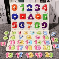 LINK BRAND Puzzle Kayu Edukatif Papan Penjepit Huruf Bahasa Inggris untuk Anak Usia 7-12 Tahun