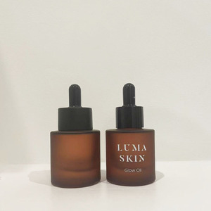 Botellas de Vidrio de Lujo para Cosméticos de 30ml, 40ml, 50ml y 100ml con Acabado Esmerilado, Tapa de Rosca y Gotero para Cuidado de la Piel, Botellas de Vidrio Ámbar con Bomba Pulverizadora - Product Image 6