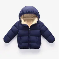 2021 gran oferta niños abrigos de espesar con capucha desmontable abrigo de invierno de color sólido casual abrigos de bebé prendas de vestir