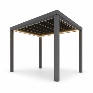 <span class=keywords><strong>Giardino</strong></span> d'inverno 4 stagioni <span class=keywords><strong>con</strong></span> pergola in alluminio, veranda prefabbricata e balcone in vetro - Product Image 5