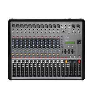Bàn trộn âm thanh chuyên nghiệp 99 DSP Digital Reverb 12 kênh, tích hợp công suất, dành cho Studio/DJ, kết nối USB/Bluetooth, tự động lặp lại, ba cấp độ - Product Image 2
