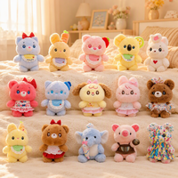 CE-gecertificeerde pluche speelgoed, kleine knuffels, mini pluche poppen, 8 inch, voor kinderen, cadeau, kermisprijs, klauwautomaat, groothandel