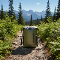 Sac à dos étanche en PVC BJTOP personnalisable avec fermeture à glissière pour les sports de plein air, les voyages, la randonnée, le camping