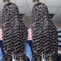 Perruque bouclée naturelle birmane, perruque frontale en dentelle HD complète de 30 pouces, vente en gros, perruques de cheveux humains vierges bruts vietnamiens de grade 12A