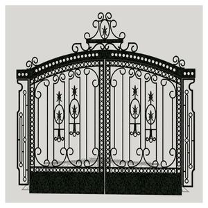 <span class=keywords><strong>Portail</strong></span> <span class=keywords><strong>d</strong></span>écoratif <span class=keywords><strong>en</strong></span> <span class=keywords><strong>fer</strong></span> forgé le plus vendu avec motifs <span class=keywords><strong>d</strong></span>écoupés au laser, idéal pour jardin et allée - Product Image 5