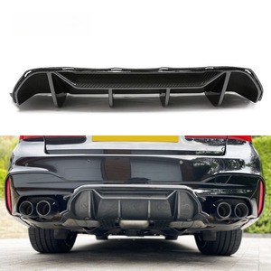 Diffuseur arrière en fibre de carbone sèche style MP pour BMW F90 M5 Competition 2018-2023, protection de pare-chocs inférieur - Product Image 1