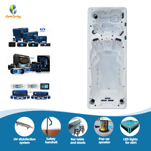 Venta directa de fábrica, el mejor <span class=keywords><strong>jacuzzi</strong></span> sobre el suelo, paneles acrílicos para 7 <span class=keywords><strong>personas</strong></span>, piscina - Product Image 2