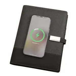 Popular Note Book USB Flash Drive Wireless Charger And Power Bank New Metal Interface Type USB 2.0