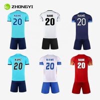 Jersey Sepak Bola Dewasa yang Dapat Disesuaikan, Cetak Transfer Panas Nama Tim dan Nomor, Cepat Kering, Lengan Pendek, Musim 2026