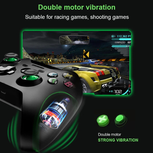 XBoxes के लिए 2.4GHz वायरलेस गेम गेमपैड, विंडोज़ पीसी के लिए एक कंट्रोलर, PS3 एंड्रॉइड स्मार्टफोन जॉयस्टिक के लिए जॉयपैड - Product Image 3