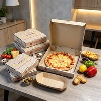 Boîte à hamburger carrée grande taille en kraft recyclé avec logo personnalisé SP5242, vente en gros, qualité alimentaire, biodégradable, marron, à emporter