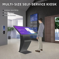 LCD Kürsü Dokunmatik Ekranlı Akıllı Konuşma Platformu Dijital Tabela 2K Çözünürlüklü İç Mekan Asansör Sınıf Sunumları Animasyon Grafikleri