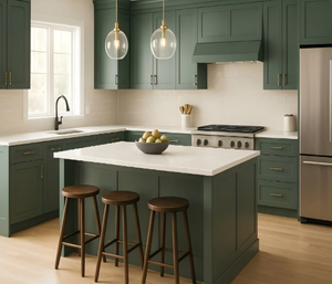 Nouvelle Cuisine Modulaire RTA de Style Shaker Moderne avec Évier Robinet Bois de Haute Qualité Couleur Personnalisable Option Garde-Manger - Product Image 3