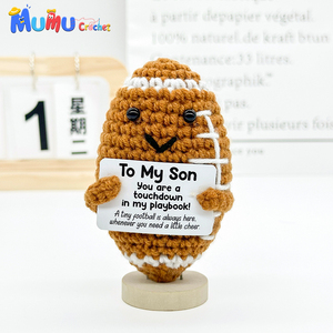 Muñecas de <span class=keywords><strong>Ganchillo</strong></span> OEM ODM, de Algodón Ecológico, Divertidas y Positivas, Lindos Juguetes Tejidos para Regalos Personalizados con Certificación CE - Product Image 1