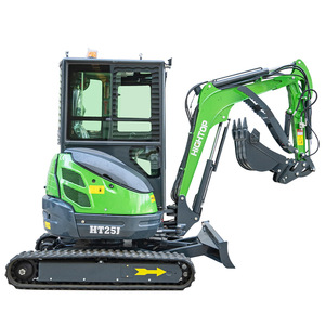 Excavatrice sur chenilles HIGHTOP HT25J, mini-excavatrice compacte de 2,5 tonnes pour la pose de canalisations souterraines et le creusement en ferme intérieure - Product Image 5