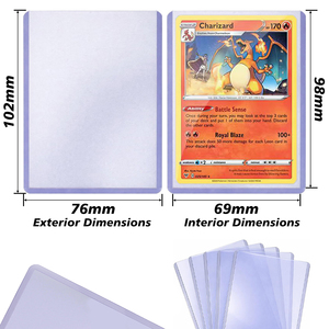 Protezioni Rigide Personalizzate 3x4 Pollici 35pt-360pt per Carte Collezionabili Sportive PKM Baseball MTG - Product Image 2