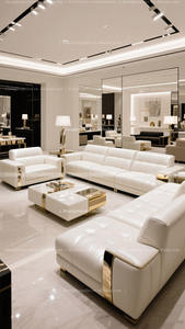 <span class=keywords><strong>Sofa</strong></span> 3 tempat duduk, furnitur kombinasi putih dengan emas 3 <span class=keywords><strong>2</strong></span> 1 set, set kulit <span class=keywords><strong>sofa</strong></span> ruang tamu - Product Image 2