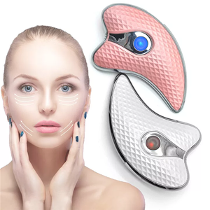 Masseur Anti-âge pour le visage, plaque de grattage du visage, dispositif de levage, plaque électrique Gua Sha, outils Gua Sha - Product Image 4