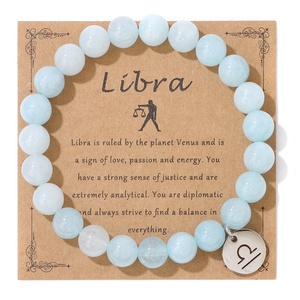 Nueva pulsera del zodiaco chino, pulsera de cuentas de piedra Natural de 8mm para hombres y mujeres, abalorio de moda, regalo de joyería al por mayor - Product Image 6