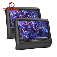Repose tête avec moniteur lcd en HD 9 pouces 2019x800, écran de voiture DVD, avec port USB SD, vente en gros, nouvelle collection 480