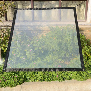 Bâche <span class=keywords><strong>transparente</strong></span> d'extérieur 2m x 3m en PE, imperméable, <span class=keywords><strong>pour</strong></span> jardin, protection des plantes, gazebo, <span class=keywords><strong>pergola</strong></span>, auvent, fenêtre <span class=keywords><strong>pour</strong></span> animaux de compagnie, pare-vent, 4-7 - Product Image 4